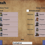 Setup quick matches to practice your tactics!