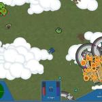 Player helplessly watches an allied ship get gunned down by enemy ships.